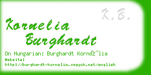 kornelia burghardt business card